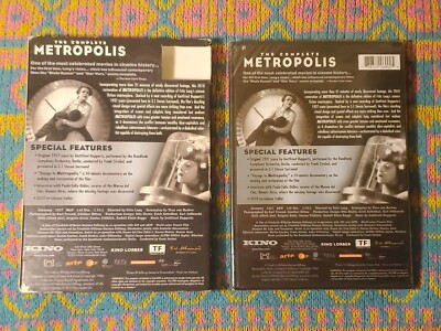 METROPOLIS (DVD, 1927, 2-Disc Set) New & Sealed w/ Slipcover [2010