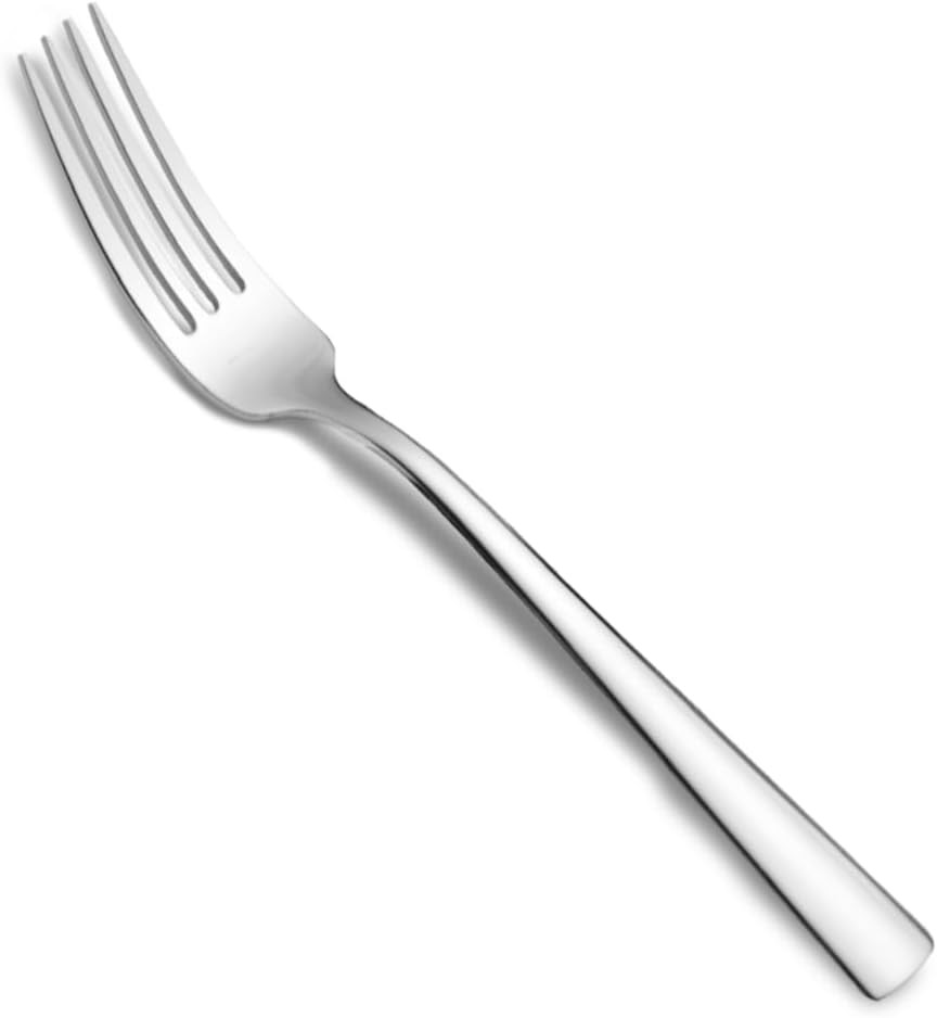 Stainless Steel 18/0 Salad Forks 8 Pcs, 7 Inches, Home, Kitc