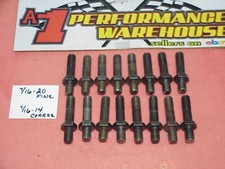 16 Hex 7/16 Rocker Arm Studs SB Chevy IMCA UM...