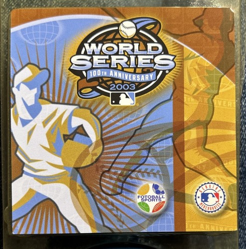 Florida Marlins 2003 World Series Champions Baseball Fotoball Sports NIB NEW! - Picture 10 of 10