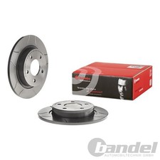 2X BREMBO BREMSSCHEIBEN 280mm GESCHLITZT VOLL HINTEN PASSEND FÜR MAZDA 3 5