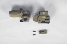 558 Scope – Sand Hue: Sharp Focus, Tactical Versatility