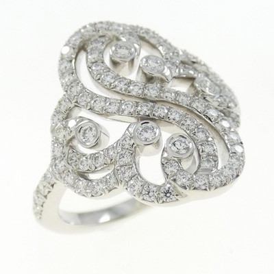 Authentic Tiffany Enchant Double Heart Ring  #260-007-394-0104