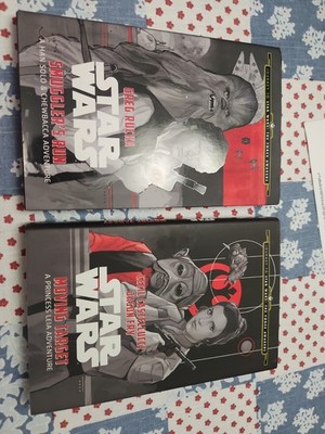 Star Wars Lot Of 2 Books Moving Target And Smugglers RUN HARDCOVER BOOKS