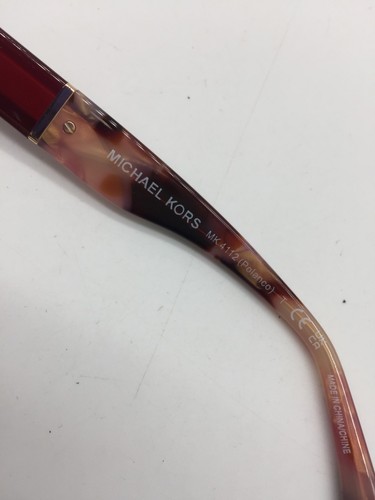 Occhiali da vista Michael Kors MK4112 Polanco montatura ottica 54-16-140 rosso scuro cristallo - Foto 8 di 10