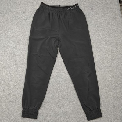 Jo+Jax Jogger Pants Womens Worn Size Tag Black Elastic Waist Pockets Dance