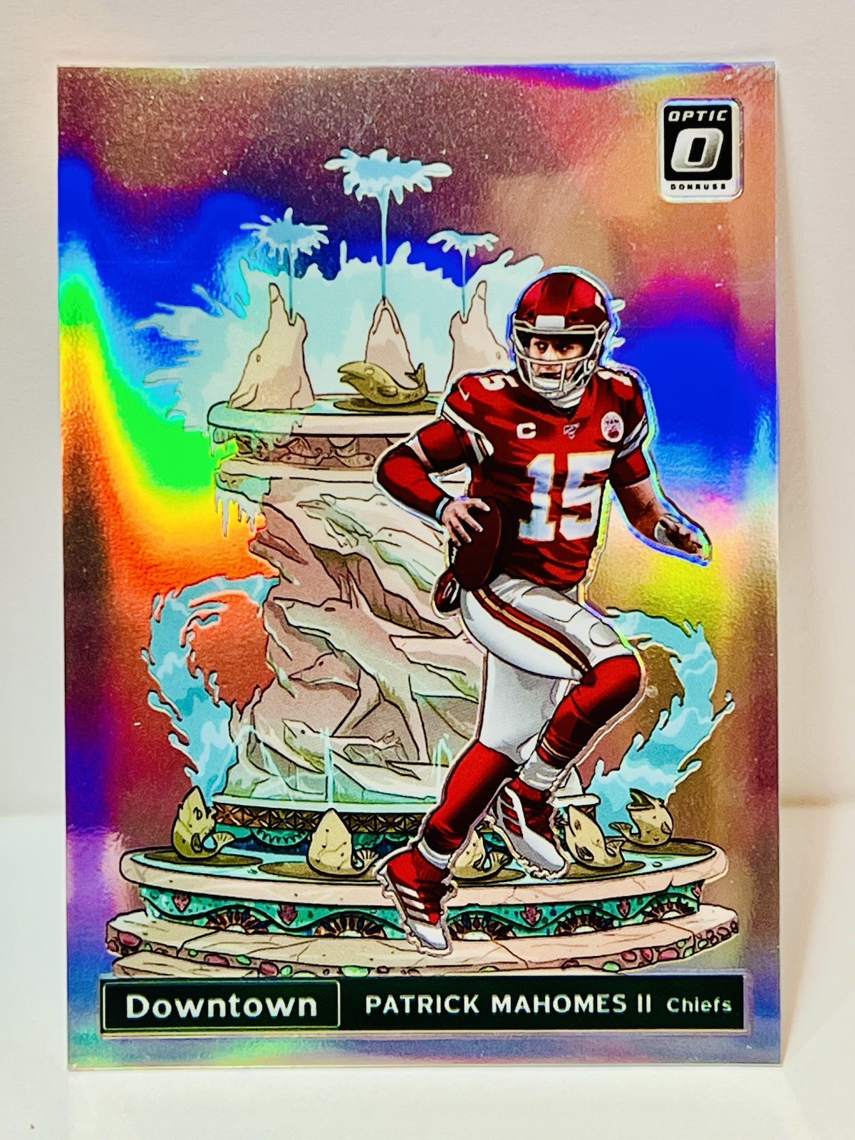 2020 PANINI DONRUSS OPTIC DOWNTOWN #DT-3 PATRICK MAHOMES II Case Hit SSP