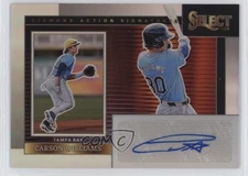 2024 Panini Select Diamond Action Signatures Carson Williams #DAS-CW Auto