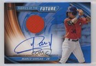 2024 Topps Pro Debut Fabrics of the Future Relics Blue /150 Marco Vargas Auto