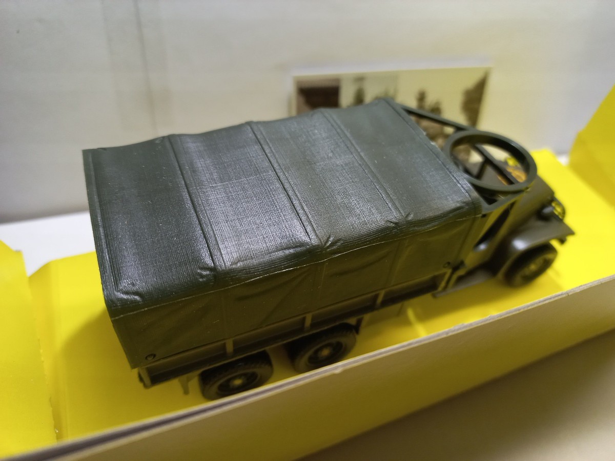 SOLIDO 1/50, GMC cabine bâchée transport jerrycan US, WW2, Neuf (N89