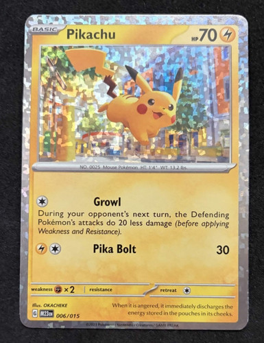 Pikachu — McDonald's Promos 2015