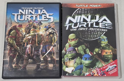 #ad #ad Ninja Turtles The Next Mutation: Turtle Power w Power Rangers 2 DVD Lot TMNT $9.95