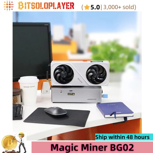 Magic Miner BG02 ASIC Bitcoin Solo Miner Dual Mode(WiFi+RJ45) BTC Lottery Mining - Picture 6 of 7