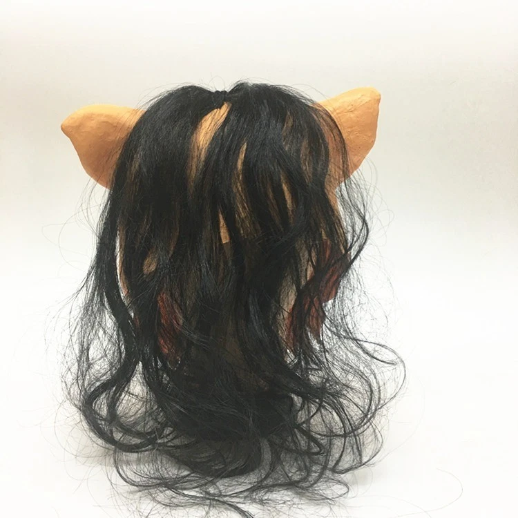 El Cerdo Animal Rompecabezas Tocado Horror Sierra Cerdo Máscara Foto 4 de 4