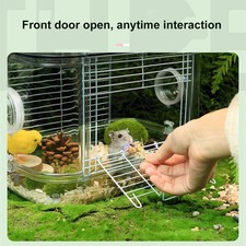 Her Cage Layer Iron Wire Fun Interactive Mice Small Animal Castle House With Wat