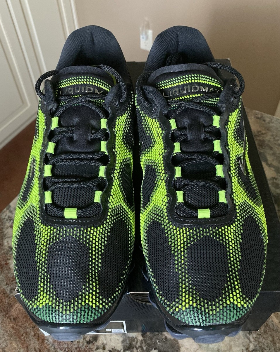 Nike Air Liquid Max Black Green Apple ‘Poison Dart Frog’ - Size 8M/9.5W — product photo 3 of 14