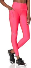 NEW Under Armour Women's Compression High Rise Ankle Legging Pink 1365353 Size S