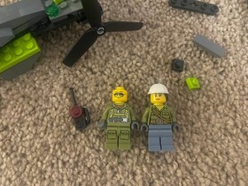 LEGO CITY: Volcano Supply Helicopter (60123) INCOMPLETE/ for parts 