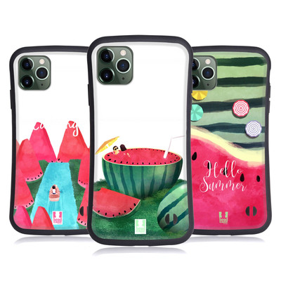 HEAD CASE DESIGNS WASSERMELONEN HYBRID HÜLLE HUELLE FÜR APPLE iPHONES HANDYS