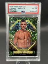 2025 TOPPS MIDNIGHT STEPHEN THOMPSON MORNING PSA 8 UFC