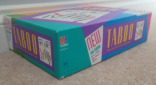 Taboo The Game Of Unspeakable Fun 2nd Edition 1994 Vintage MB Games. V.G.C. - Picture 18 of 19