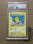 2016 POKEMON XY EVOLUTIONS #111 SURFING PIKACHU PSA 8