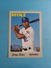 Jorge Soler 2019 Topps Heritage Baseball Card # 165 J5826