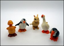 Lot of 5 Vintage Tomy Wind-Up Toys - 1970s Pocket Pets - Working P095