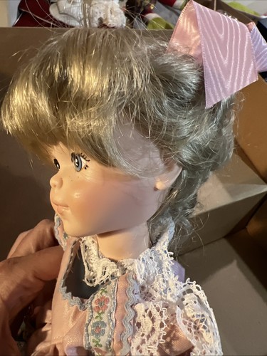 Vintage JENNY doll 1990 Robin Woods Box Tag Blonde Blue Colonial Vinyl 14” - Picture 11 of 19