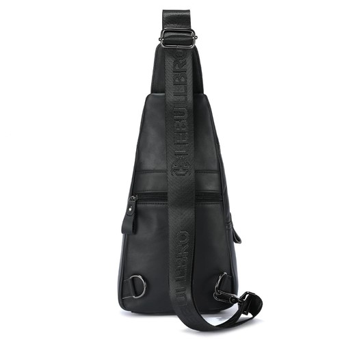 Sling Bag for Men Genuine Leather Chest Bag Crossbody Backpack Travel Hiking ... - Picture 8 of 9