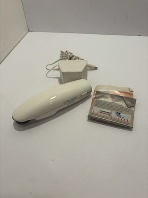 Vtg EPILADY ME 800-10 White Corded Coil Hair Epilator *& Power Adapter - Tested!