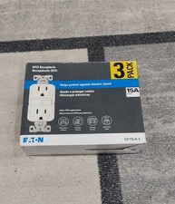 Eaton GF15LA-3 GFCI 15A- 125V/AC/CA Light Almond NEW H3
