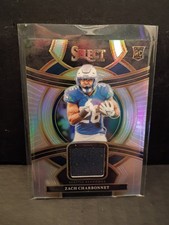 2023 Panini Select - Rookie Swatches Zach Charbonnet #RSW-ZCH Silver Prizm /99