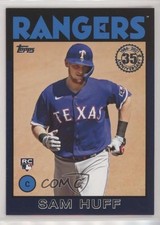 2021 Topps 1986 Baseball 35th Anniversary Series 2 Blue Sam Huff #86B-31 0hk3