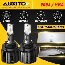 Auxito 9006 Hb4 Led Headlight Bulb Conversion Plugplay Kit 6000k White No Error