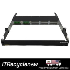 Evertz 3400FR-RB 1U Passive SM Fiber Optic Frame 10 slot w/ 1x4 Splitters LC/UP
