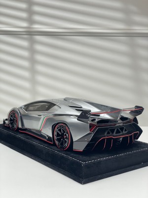 Lamborghini Veneno (Silver) [Henson & Heaven] 1/18 scale | eBay