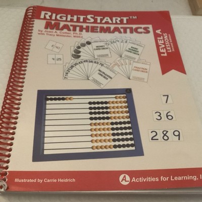 RIGHTSTARTTM MATHEMATICS, LEVEL A LESSONS, SECOND EDITION, By Joan A. Cotter