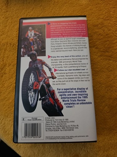 Motocross Sand Drag Snowmobile VHS Lot (6) 90s Crusty World Trials More Vintage - Picture 11 of 18