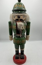 14inch Nutcracker In Green Suit Christmas Decoration