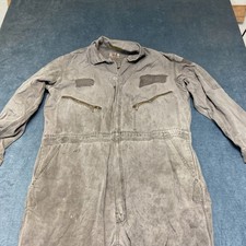 Walls Master Made One Piece Coveralls Mens 50 Tall Gray Cotton Non Insulated