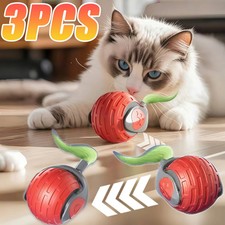 Interactive Cat Ball Toys Smart Electric Rolling for Kitty Pet Automatic Usb New