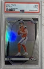 Bo Nix 2024 Panini Prizm #309 Silver Prizm - PSA 9
