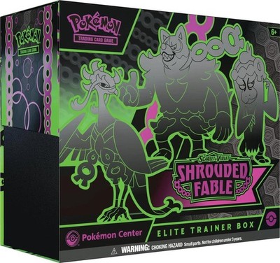 Sealed Shrouded Fable Pokemon Center Elite Trainer Box SFA Pokemon -Kid Icarus-