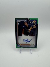 2024 Bowman Chrome Will Bush Prospect Auto True Green Refractors /99