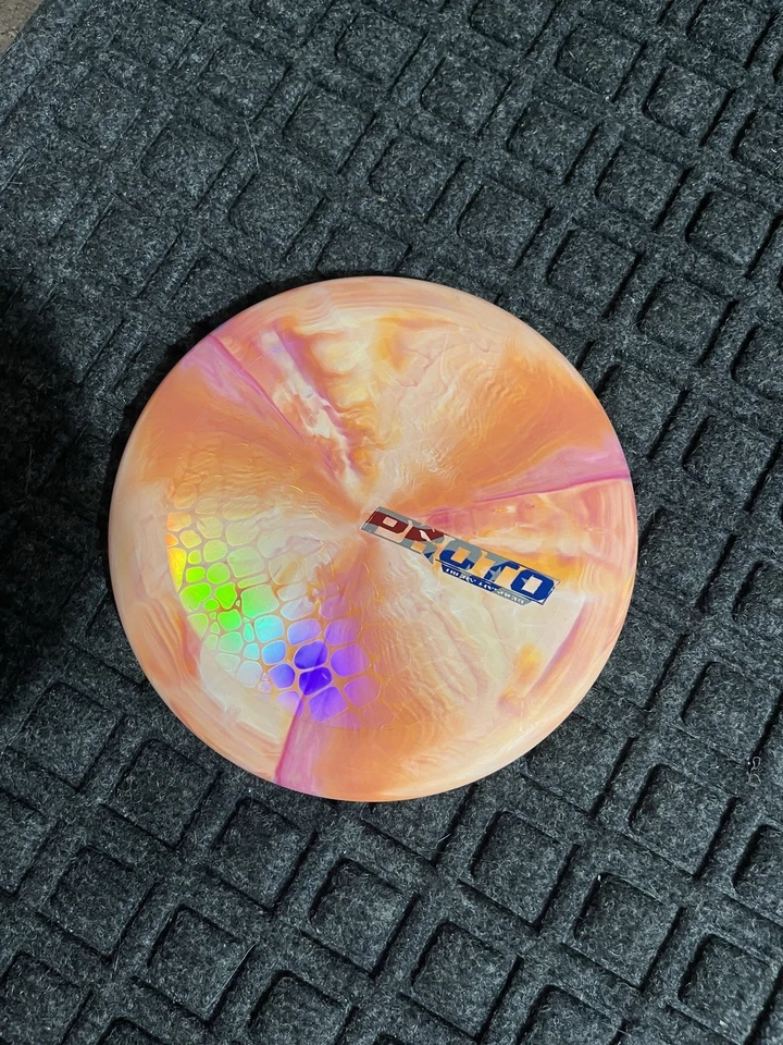 Discraft Proto Ricky Wysocki Putter 173-174g peach swirl rainbow reptile stamp - Image 3 of 4