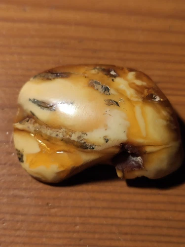 NATURAL OLD ANTIQUE BALTIC AMBER BROOCH 7.8 gr