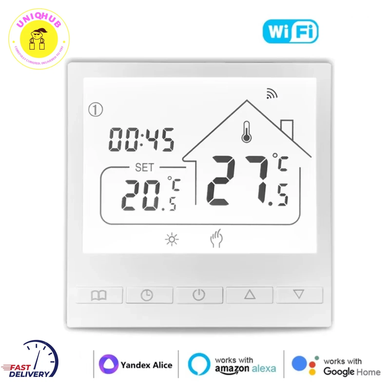 Tuya WiFi Smart Thermostat – Floor Heating, Boiler & Water Control Alexa UK
