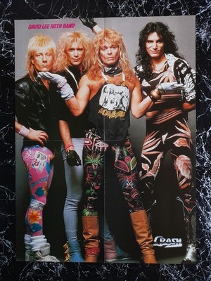 DAVID LEE ROTH BAND ' 8 6 = Steve VAI, Billy SHEEHAN & Gregg BISSONETTE * Poster