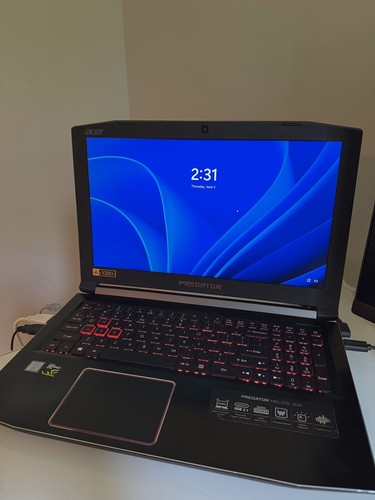 Acer Predator Helios 300 7700HQ 16GB RAM GTX1060 6GB 1.5TB DUAL SSD 15.6 LCD - Picture 2 of 2